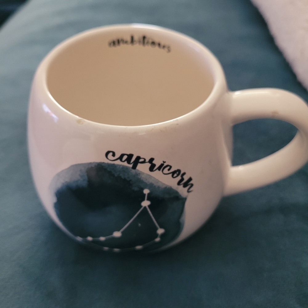 World Market zodiac sign mug Capricorn and Ambitious